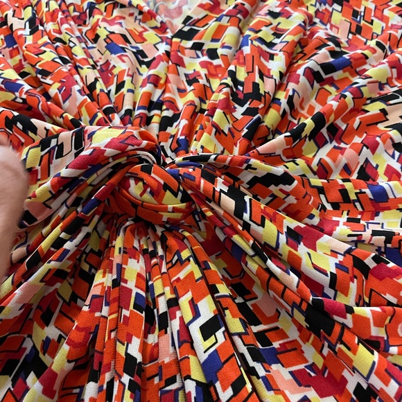 Women’s Cato fall-colored v-neck blouse size XL - Picture 4 of 10